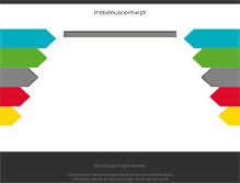 Tablet Screenshot of maximuscenter.pl